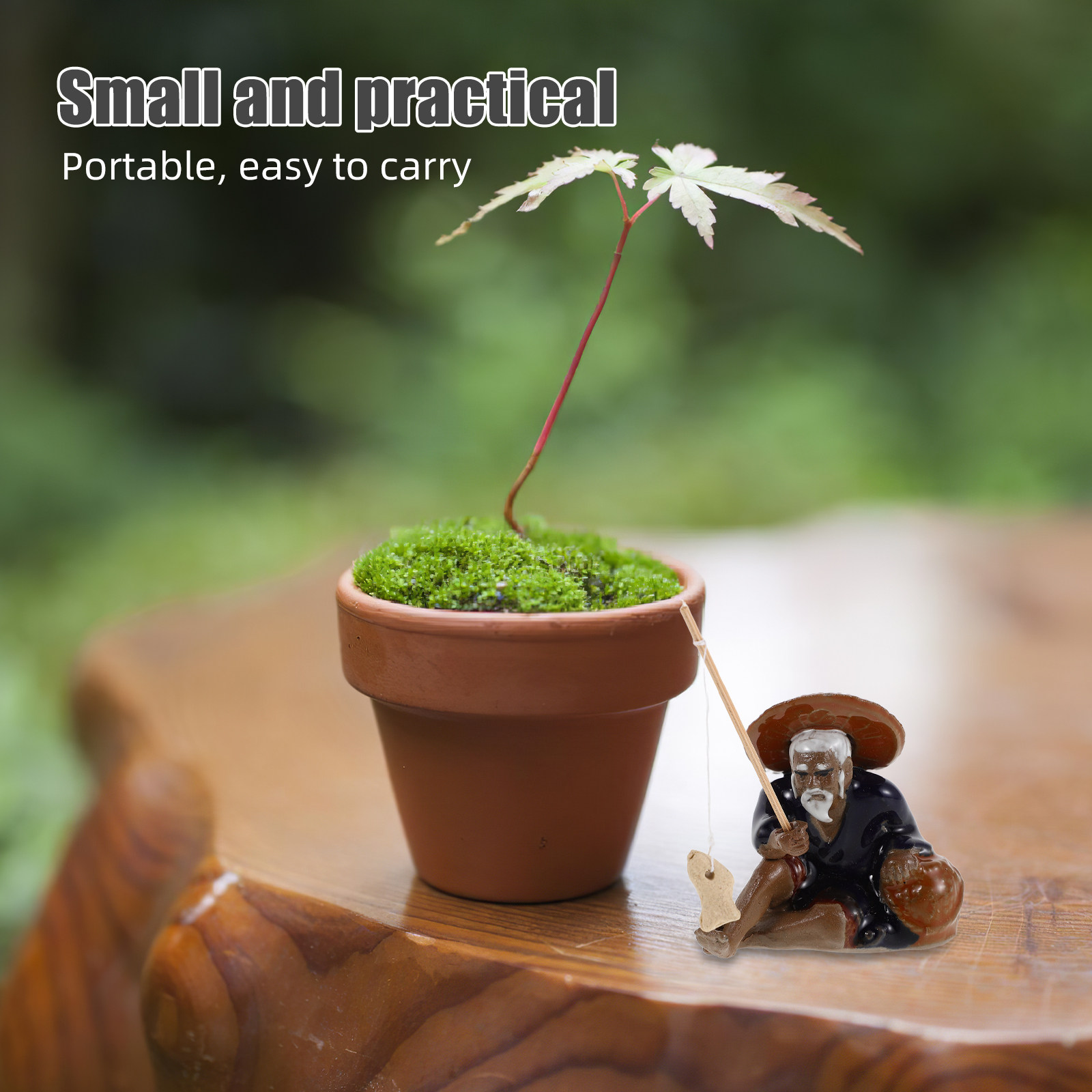 2 szt. Miniaturowe dekoracje k – Bonsai Garden Set Up recenzja i cena
