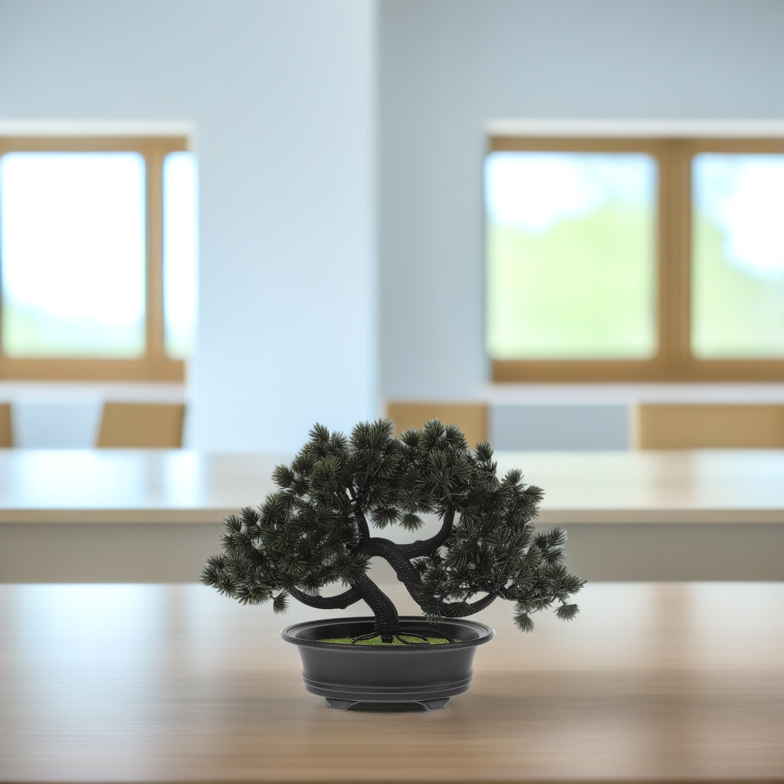 Sztuczna sosna bonsai w donicz – Bonsai Tree Miniature Zen Garden recenzja i cena