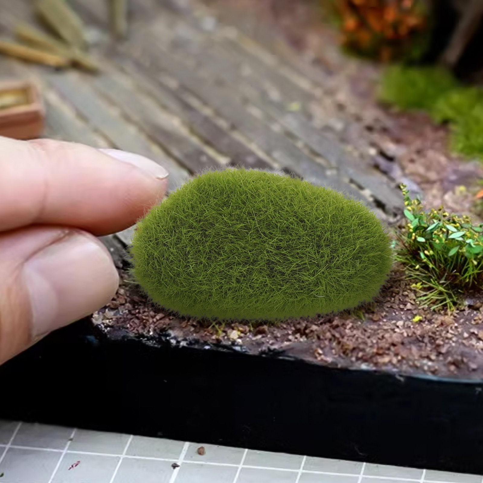 Sztuczne kamienie z mechem, re – Bonsai Garden Layout recenzja i cena