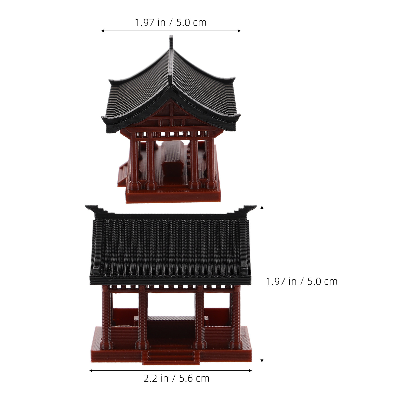 Azjatycki pawilon z rzeźbą, mi – Bonsai Garden Set Up recenzja i cena