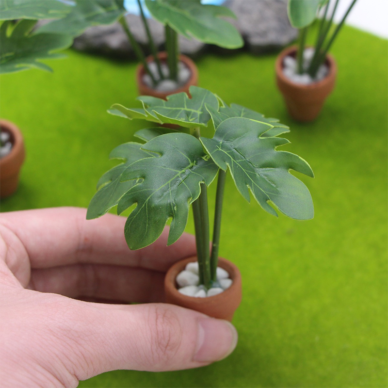 Ozdoba do domku dla lalek, mik – Bonsai Garden Layout recenzja i cena