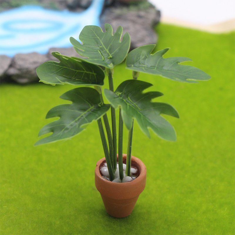 Ozdoba do domku dla lalek, mik – Bonsai Garden Layout recenzja i cena