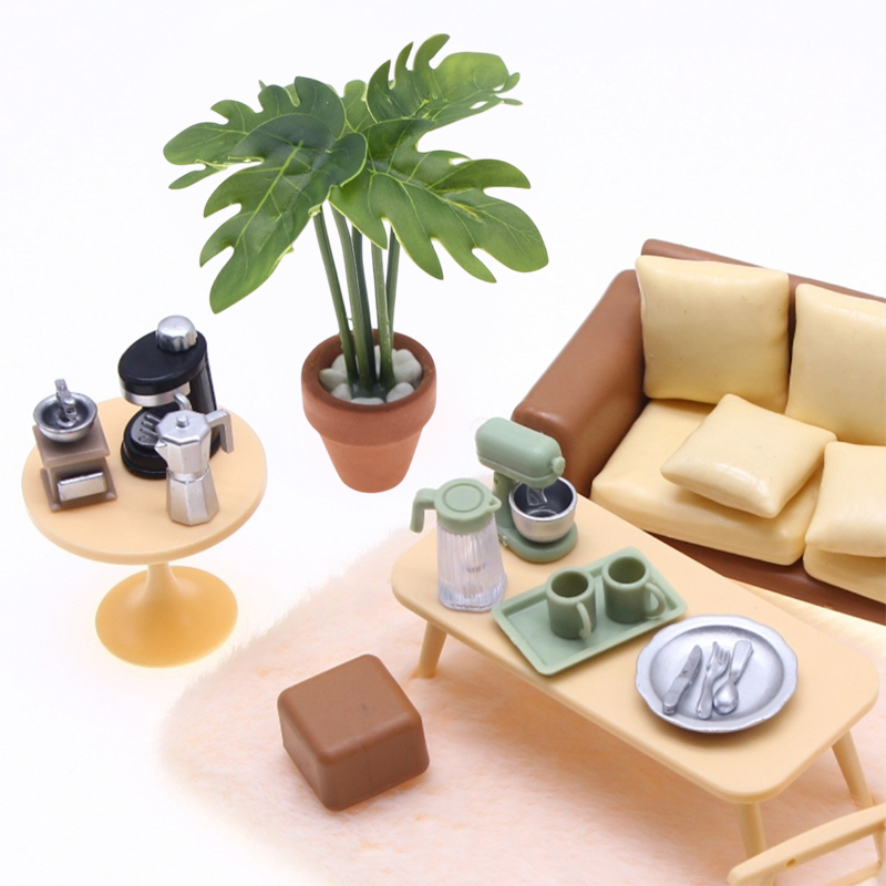 Ozdoba do domku dla lalek, mik – Bonsai Garden Layout recenzja i cena