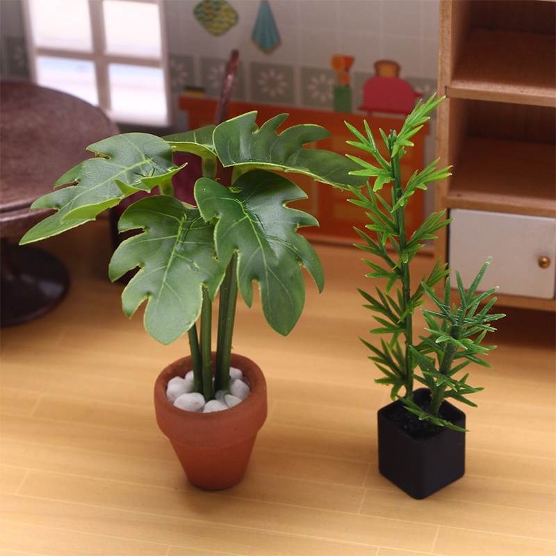 Ozdoba do domku dla lalek, mik – Bonsai Garden Layout recenzja i cena
