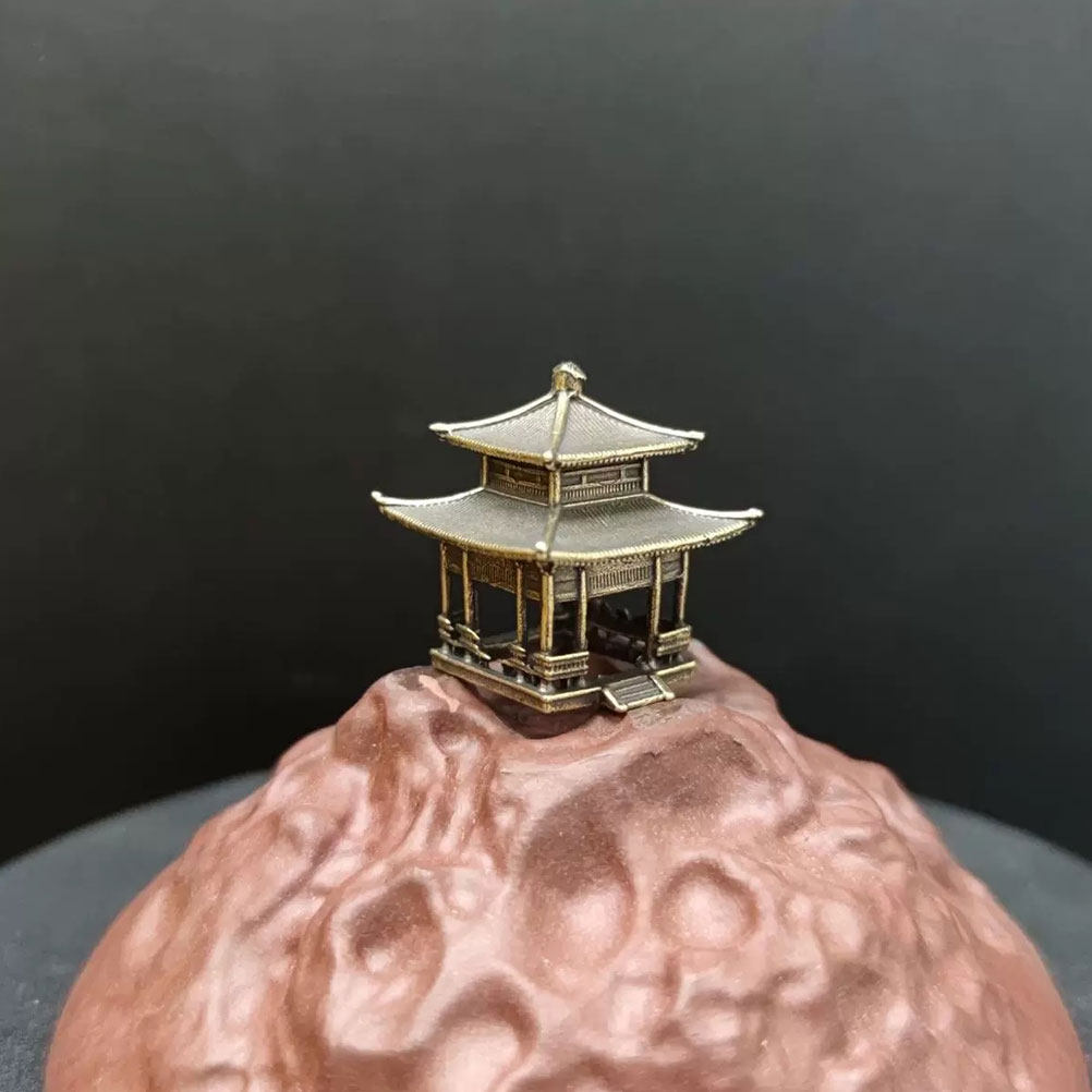 Mosiężny ornament pawilonu w s – Bonsai Garden Set Up recenzja i cena