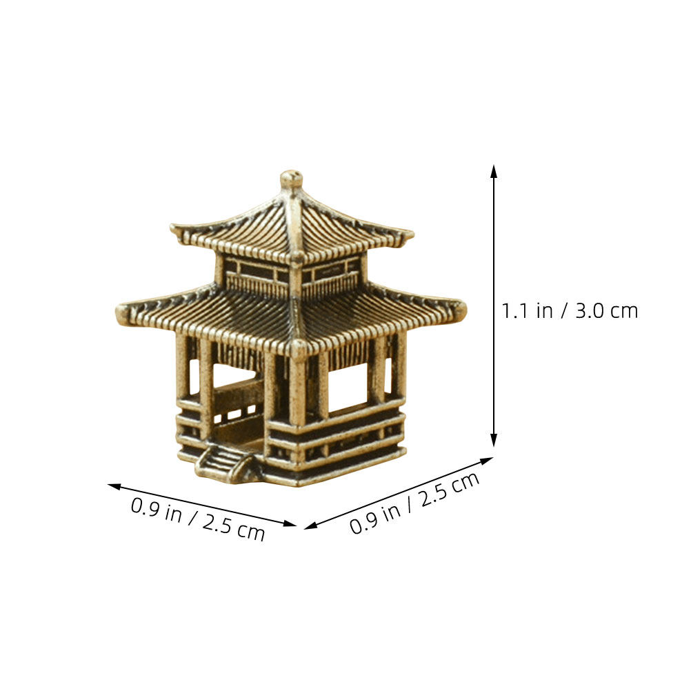 Mosiężny ornament pawilonu w s – Bonsai Garden Set Up recenzja i cena
