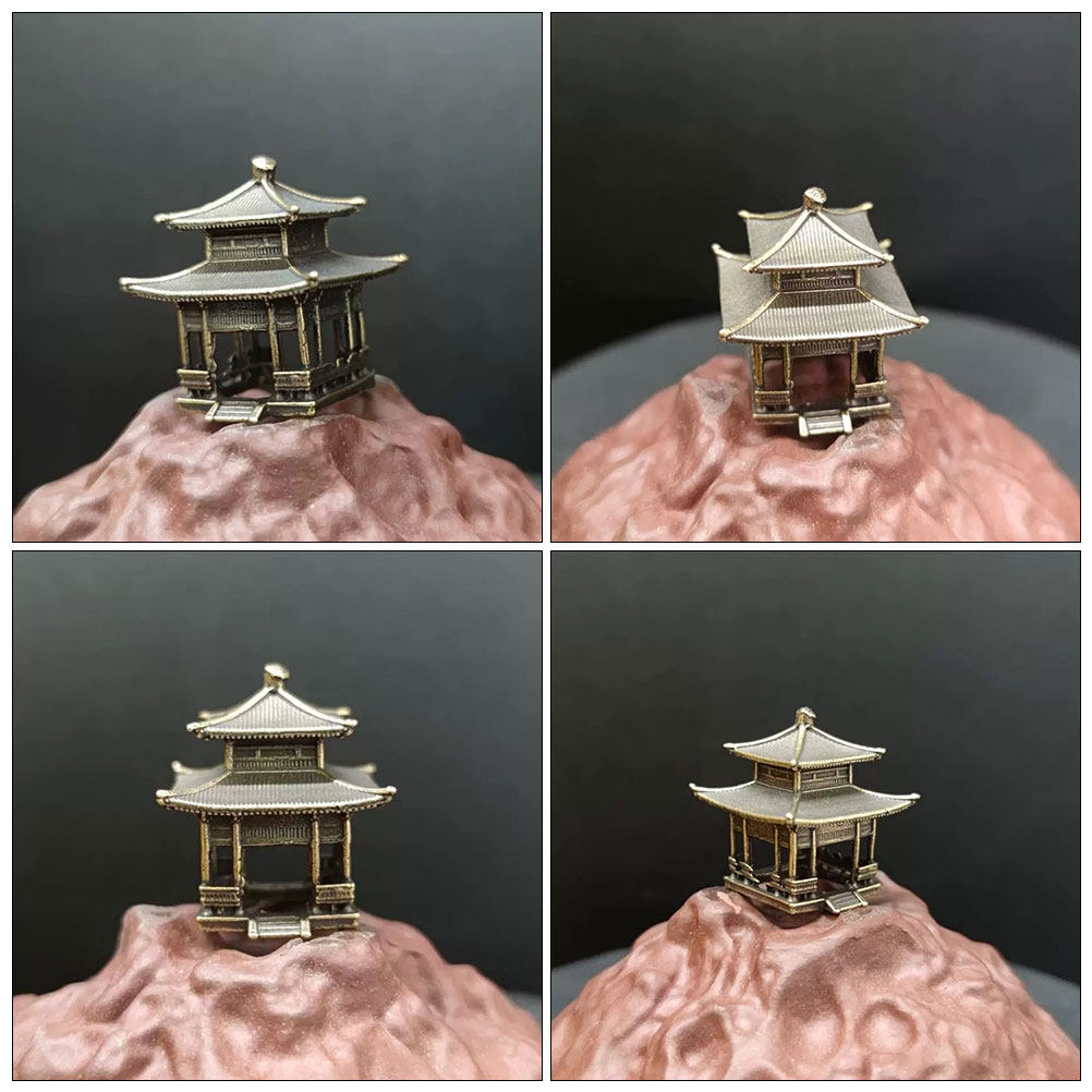 Mosiężny ornament pawilonu w s – Bonsai Garden Set Up recenzja i cena